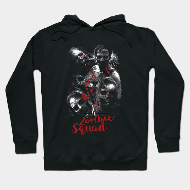 Halloween zombie squad Hoodie by CM